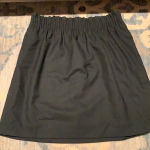 JCrew Paper-Bag Skirt Black